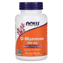 Специальные добавки NOW D-Mannose 500 mg  (120 vcaps)