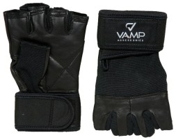 Товары для здоровья, спорта и фитнеса VAMP RE-532 перчатки  (Чёрный)
