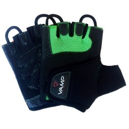 Товары для здоровья, спорта и фитнеса VAMP RE-560 перчатки тренировочные  (зеленый)