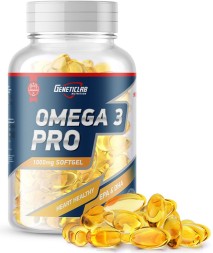 Жирные кислоты (Омега жиры) Geneticlab Omega 3 Pro 1000 мг  (300 капс)