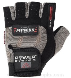 Мужские перчатки для фитнеса и тренировок Power System PS-2300 перчатки  (Чёрный)