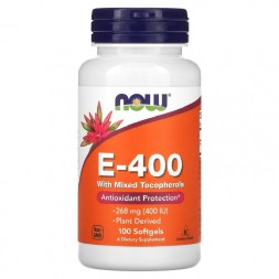 Комплексы витаминов и минералов NOW E-400  (100 caps.)
