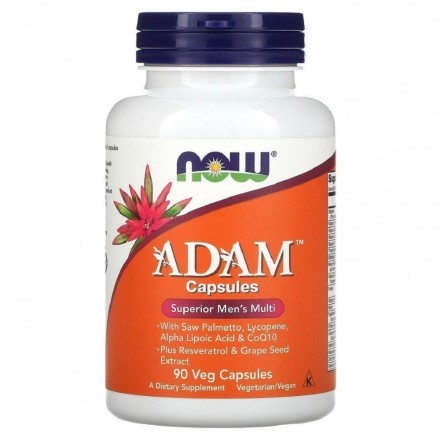 Мужские витамины NOW ADAM Superior Men&#039;s Multiple Vitamin  (90 капс)