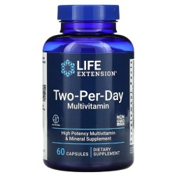 Товары для здоровья, спорта и фитнеса Life Extension Two-Per-Day Multivitamin   (60 капс)