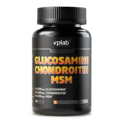 БАДы для мужчин и женщин VP Laboratory Glucosamine Chondrotine MSM  (90 таб)