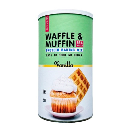 Смеси для приготовления блинов и выпечки Chikalab Waffle &amp; Muffin  (480g.)