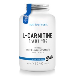 Спортивное питание PurePRO (Nutriversum) Basic L-carnitine 1500 мг  (60 таб)